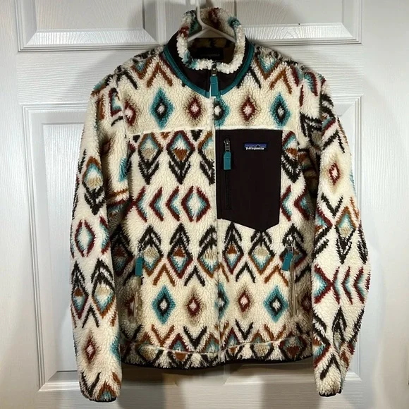 Like New🔥 Patagonia Classic Retro-X Women’s S Fleece Jacket Fern Dell Aztec